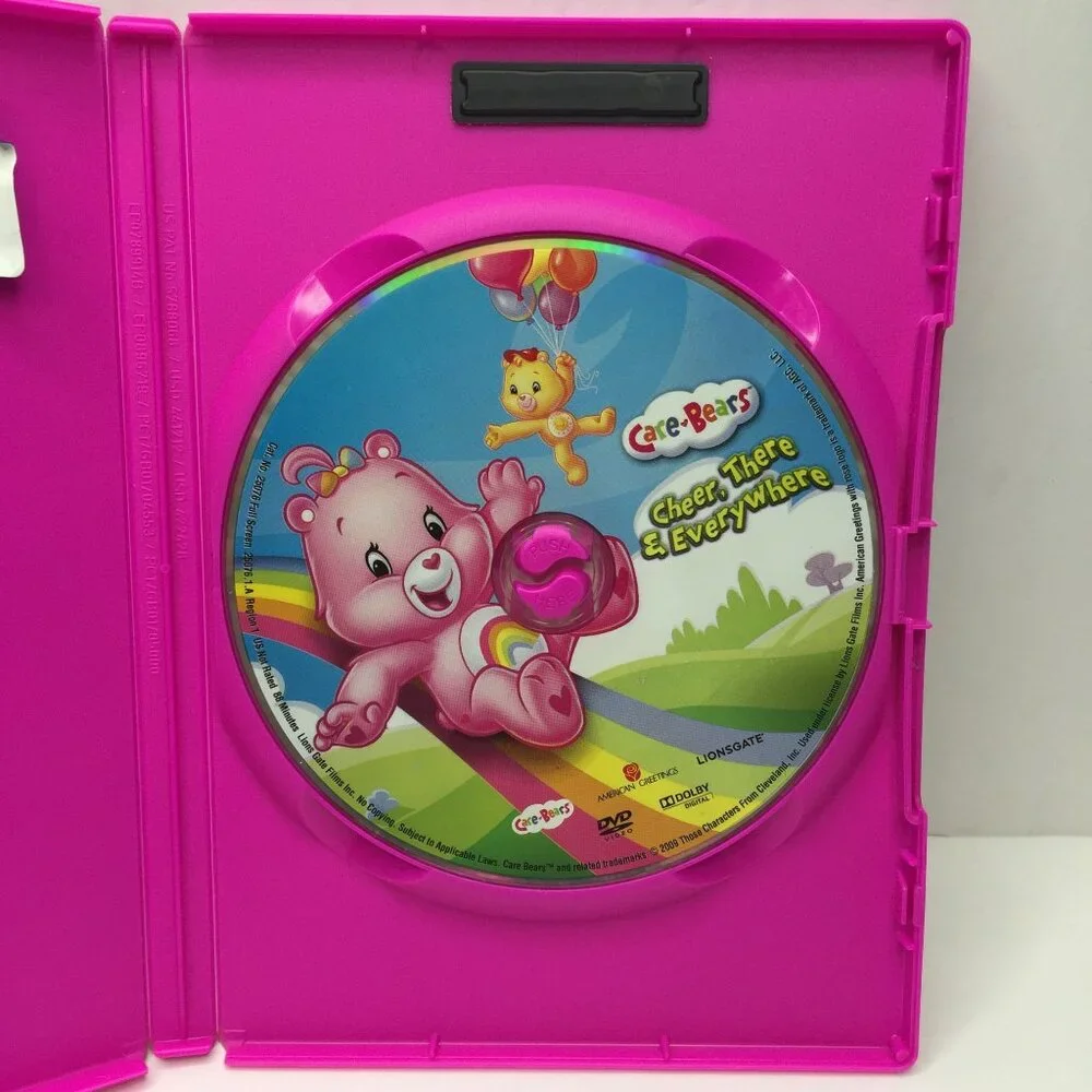 Vtg Set 2 DVD Care Bears Big Wish Movie Cheer There Everywhere 8 Episodes Lesson - Picture 7 of 10